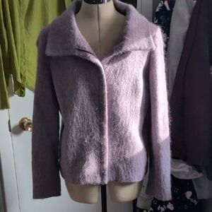 Talbots Women's Lavender Teddy Jacket